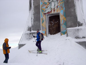 Sci-alpinistica al Monte Guglielmo (1948 m.) - Sci-alpinisti CAI-Albino-BG-8 febbraio 09  - FOTOGALLERY